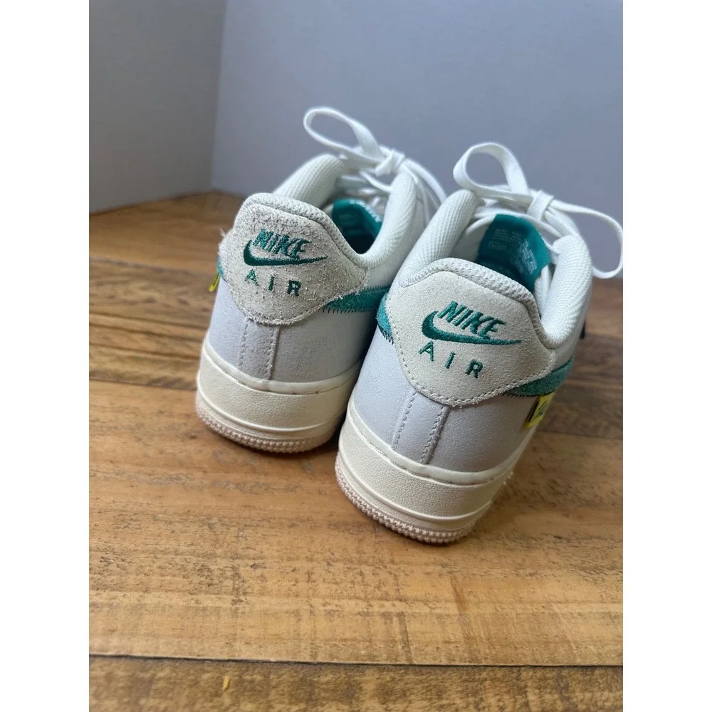 Nike Air Force 1 test of time Kids Shoes‎ White Teal Sneakers